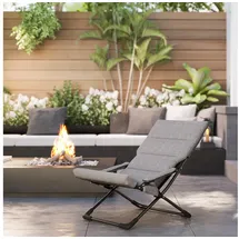 Outsunny Gartenstuhl 66 x 94 x 79 cm grau 1 St.