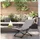 Outsunny Gartenstuhl 66 x 94 x 79 cm grau 1 St.