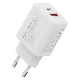 Digitus USB Charger 1x USB-C 1x USB-A Weiß