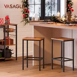 VASAGLE Barhocker LBC65X 65 cm Braun