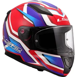 LS2 FF353 Rapid II Flitz, Integralhelm - Rot/Blau/Weiß - XL