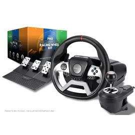 maxx tech Pro FF Racing Wheel Kit Controller Schwarz PS4 / PC / Xbox