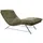 W.Schillig Relaxliege daily dreams Leder 75 x 91 x 170 cm Grün mit Kissen