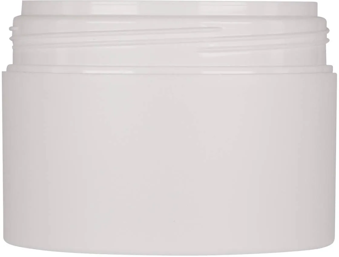 Plastic pot 'Antonella', 200 ml, PP, wit, monding: schroefsluiting