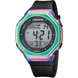 Calypso Color Splash Damen-Armbanduhr Silikon Schwarz K5842/3