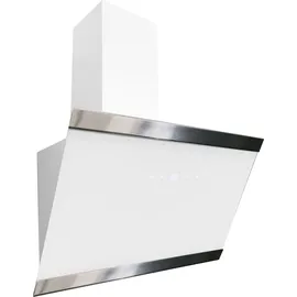 Respekta Dunstabzugshaube Schräghaube Kopffrei 60 cm Weiß mit Filter Respekta - Weiß
