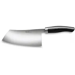 Nesmuk SOUL Chinesisches Kochmesser 180mm Micarta Green Micarta Black