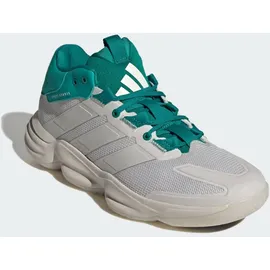 adidas Court Stabil Hallenschuh - Grey One / Grey One / Equipment Green - 46 2/3