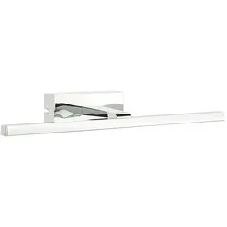 Licht-Erlebnisse Wandspiegelleuchte VAN GOGH Chrom Aluminium Kunststoff IP44 1x9W | LE93426