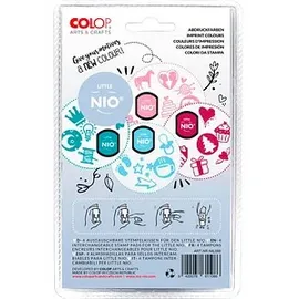 Colop Stempelkissen Little Nio Pastell Grün/Pink/Rosa 4 St.
