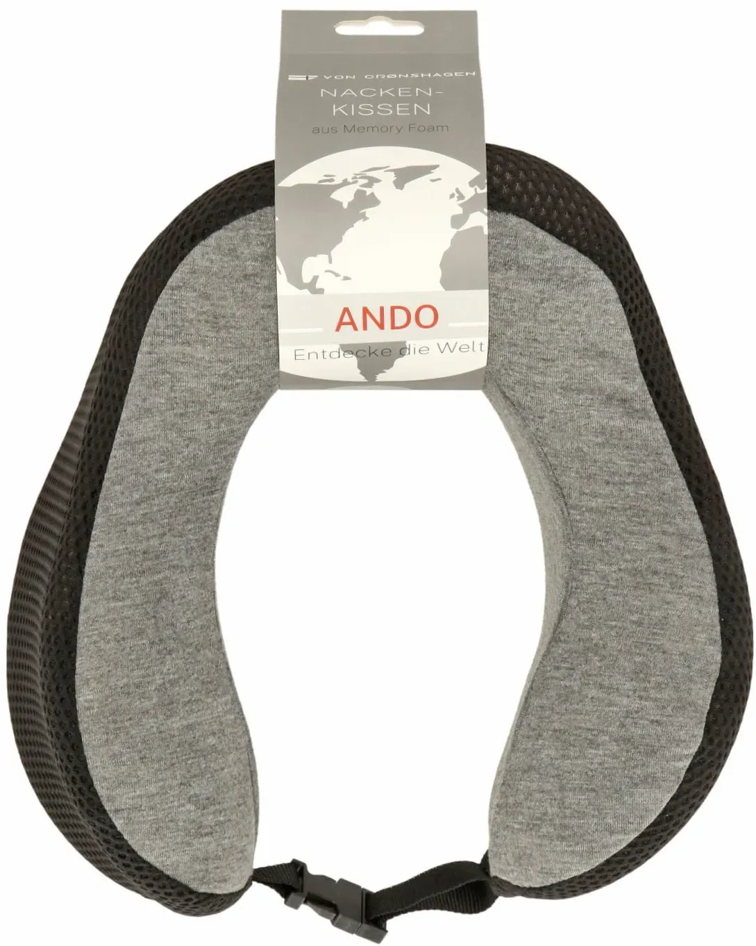 Von Cronshagen Nackenkissen Ando 29 black-grey
