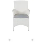 VCM Malin Gartenstuhl 58 x 92 x 65 cm weiß 2 St.