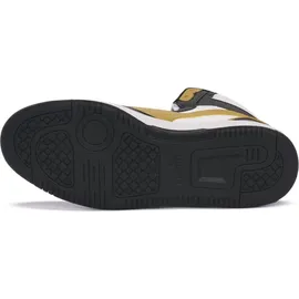 Puma Unisex Rebound V6 Sneaker, White-Archive Gold Black, 42 EU