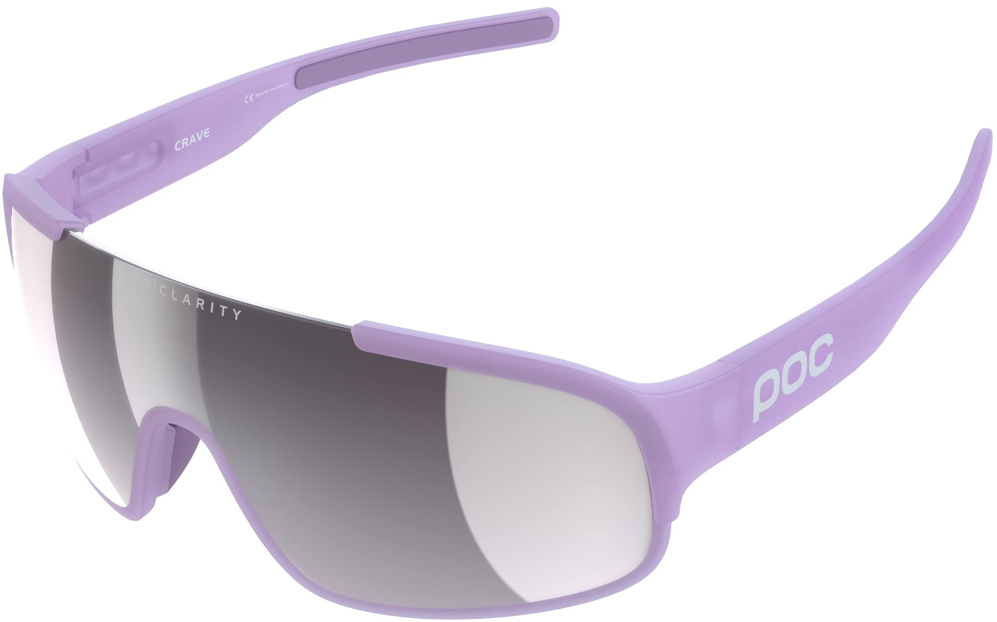 POC Crave Sonnenbrille - Sportbrille mit einem leichten, flexiblen und strapazierfähigen Grilamid-Rahmen ideal für jede sportliche Herausforderung