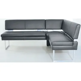 K+W Komfort & Wohnen Eckbank K+W KOMFORT & WOHNEN, blau (ocean 54), B:199cm H:89cm T:158cm, Sitzbänke, Eckbank, langer Schenkel links oder rechts, mit dekorativen Distanzhalter
