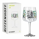 Ritzenhoff & Breker RITZENHOFF 3458003 Gin-Glas 700 ml - Serie Fabelkraft Motiv Nr. 3 - Cocktailglas, Storchillustration - Made in Germany