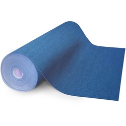 MY HOME Teppichboden „Malta“ Teppiche verschiedene Farben & Größen, Polypropylen, Nadelfilz Gr. B/L: 200 cm x 300 cm, 3 mm, 1 St., blau (dunkelblau) Teppichboden