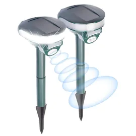 ExBuster Ultraschall-Solar-Tierschreck 2er-Set