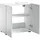 WELLTIME Waschbeckenschrank WELLTIME "MISTER, WBU, Bad-Unterschrank, 60 cm breit, 2 Türen, 2 Fächer", weiß, B:60cm H:62cm T:34cm, FSC-zertifizierter Holzwerkstoff, Schränke, Waschbeckenunterschrank, Badmöbel, Hochglanz lackiert, Made in Italy, mit Siphonausschnitt