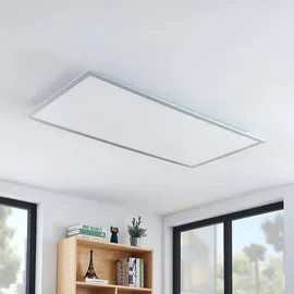 LINDBY Zento 1-flammig eckig grau Aluminium