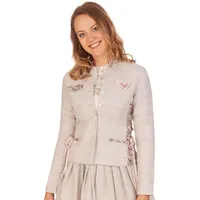 Stockerpoint Trachtenjanker Trachtenjacke Damen - ELBA - creme 42