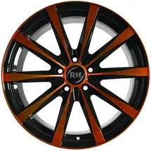 RH ALURAD RH GT color polished - orange 10x19 ET45 5x112 72,6,