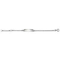 Firetti Armband Schmuck Geschenk Silber 925 Armkette ID-Platte Panzerkette silberfarben 16