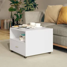 furnicato Couchtisch Weiß Holzwerkstoff 55 x 55 x 40 cm