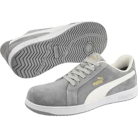 Puma Sicherheitsschuhe Iconic Suede Grey Low S1PL ESD - 37