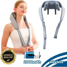 Axion Kraftwerk Kabelloses Nackenmassagegerät inkl. Wärmefunktion grau 50-74cm 0-12M