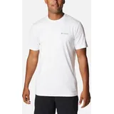 Columbia Columbia, Herren, Shirt, Tech Trail T-Shirt mit Print für Herren, Weiss, (M)
