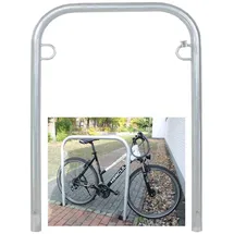 Trutzholm Fahrradständer Fahrradanlehnbügel 114 x 78 cm Ø 49 mm grau