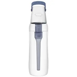 DAFI Solid Trinkflasche mit Filter und Strohhalm 0,7 L, Grau - Wasserflasche mit Wasserfilter, BPA-Frei, Sportflasche mit gefiltertes Wasser für Reisen - Filterflasche Outdoor + Aktivkohle Filter