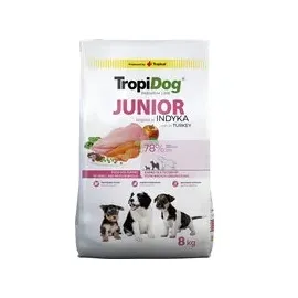 TropiDog Premium Junior Small & Medium Truthahn & Reis 2 x 8 kg