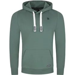 riverso Hoodie Herren Regular Fit RIVLinus Kapuzenpullover Regular Fit Blau Grün L