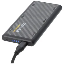 Nitecore Powerbank NB Air, 5000mAh, wasserdicht, 89 Gramm, Carbon-Gehäuse