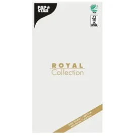 Papstar Tischdecke Tissue ROYAL Collection 120 x 180 cm Gelb