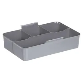 SUNWARE Q-Line Aufbewahrungsbox 30 x 20 x 22 cm 4-tlg. grau/transparent