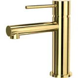 BADLAND Waschtischarmatur Wasserhahn Kleine LUGO Mischbatterie für Badezimmer in Gold