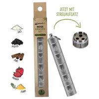 pandoo Reisegewürz-Set inkl. Gewürze, Aluminium