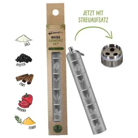 pandoo Reisegewürz-Set inkl. Gewürze, Aluminium