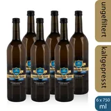 6 x Leinöl - Lausitzer Gold (kaltgepresst ungefiltert Premium Leinöl), 6 x 750ml