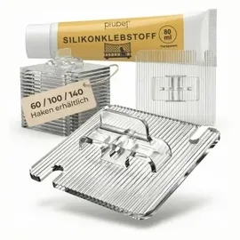 PiuPet PiuPet® Klebehaken für Katzennetze 60 Stück