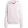 adidas Damen, Essentials LINEAR FRENCH Terry Hoodie Sweatshirt, Clear pink/White, XXL