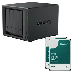 Synology DiskStation DS423+ 4 Einschübe NAS-Server Leergehäuse (DS423+) + 8 TB Synology Plus (2x 4TB)