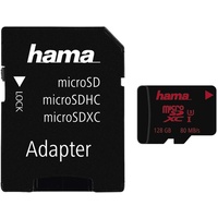 Hama microSDXC 128GB Class 3 UHS-I + SD-Adpater