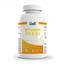 HEALTH+ Vitamin D & K2 Kapseln 90 St.
