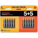 Kodak XTRALIFE Alkaline AAA Battery 10 (5+5 pack) (30423466)