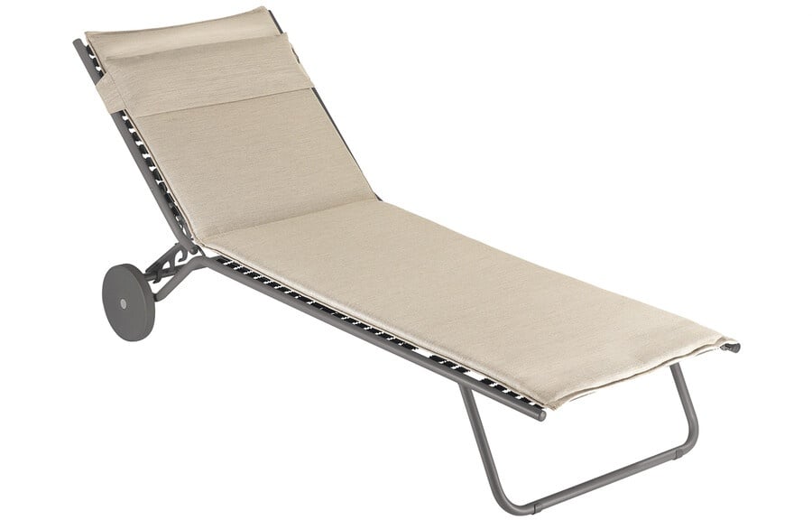 Sonnenliege Bayanne Sunbed Lafuma braun, 81x77 cm