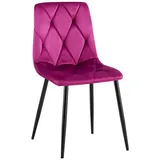 furnicato Esszimmerstuhl Clairton 85x45x55 cm lila (1 St) lila